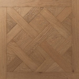 Suelo de Madera Híbrida de Roble Premium, Parqué Versailles Cepillado con Certificación FSC, para Decoración de Sala de Estar en Casas de Estilo Vintage - Product Image 1