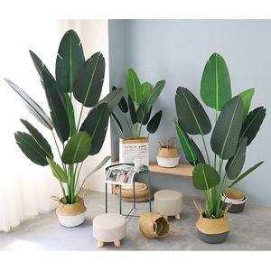 Vente en gros de paniers à ventre en jonc de mer faits à la main, décors de pots de plantes à fleurs, panier en jonc de mer, boîte en carton simple - Product Image 3