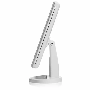 Espejo de Maquillaje con Luces LED Giratorias Ajustables, Pantalla Táctil, Doble Fuente de Alimentación, Espejo Cosmético de Sobremesa con Aumento - Product Image 6