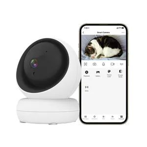 New Design iCSee 3mp 1296p smart wifi baby monitor camera wireless video mobile camera with Cloud Storage for home security