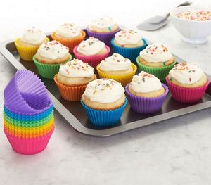 Silicone Cake Mold Round Shaped Muffin Cupcake Baking Molds Kitchen Bakeware Maker DIY Cake Decorating Tools - Product Image 6