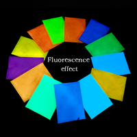 Pigment fluorescent qui brille dans le noir, paillettes écologiques en poudre de fibres végétales, résine luminescente pour nail art, artisanat, fournitures de fête