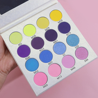 Palette de fards à paupières nude avec logo personnalisé, cosmétiques de haute qualité, maquillage en marque privée, fard à paupières scintillant, maquillage végétalien