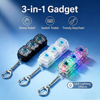 Cube de clavier anti-stress LED en plastique, motif anime, léger, cadeaux d'entreprise, impression 3 couleurs, livraison rapide, Nouvel An, Noël