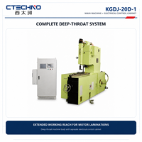 CTECHNO KGDJ-20D 200kN Máquina de perforación de ranuras CNC de garganta profunda para laminación de motores en línea de fabricación de núcleos de estator y rotor