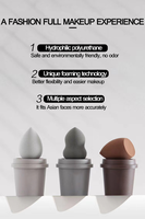 Tasse à café beauté oeuf mélangeur maquillage bouffée maquillage éponge tampon fond de teint poudre éponge outils de beauté femmes accessoires de maquillage