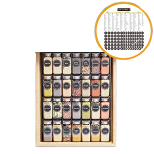Seasoning <b>Storage</b> Shelf 4 Layers Seasoning Organizer Drawer Metal <b>Kitchen</b> Spice <b>Storage</b> Tray - Product Image 3