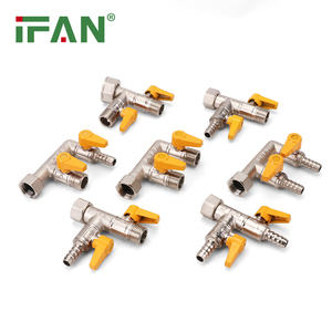 1/2 ''t <span class=keywords><strong>f</strong></span> hình dạng khí bóng van FM chủ đề Vàng xử lý khí van IFAN ASTM D2513 nóng bán Brass gas van - Product Image 1