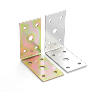 Soportes de ángulo de zinc de color, conectores de hierro en forma de L de 90 grados para soporte de estanterías, mesas, sillas, armarios y gabinetes de madera - Product Image 5