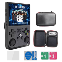 Console de jeu portable R36 Pro avec écran IPS de 3,5 pouces, 64 Go, plus de 18000 jeux vidéo, batterie de 4000 mAh, système d'exploitation Linux, console de jeu rétro R36 Pro