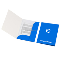 Taille personnalisée Logo Design Impression Entreprise Présentation Papier Fichier Poche Dossier