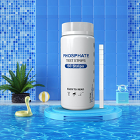 Bandelettes de test de la qualité de l'eau au phosphate (PO4) les plus vendues, 25 unités, pour aquarium, bassin à poissons et bassin à koïs, lecture rapide, accessoires