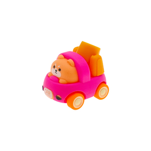 Ours coloré retirer voiture plastique Friction ingénieur véhicule pour enfants 65mm Surprise Capsule jouets - Product Image 5