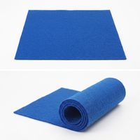 Vente en gros de tissu non tissé aiguilleté en fibres chimiques écologiques, feutre industriel en fibres chimiques coloré