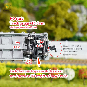 Modello in Miniatura HO 1/87 di Veicolo per il Trasporto di Serbatoi di Petrolio, Materiale per Modellismo Ferroviario e Scene in Sabbia - Product Image 2