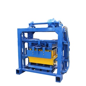 Máquina Manual para Fabricar Bloques de Hormigón Vibratorios QT40-2 Donyue, Motor, Moldes, Certificación ISO/CE, 220/380V, 1 Año de Garantía - Product Image 1