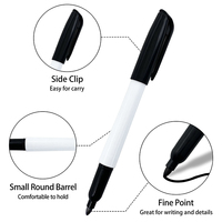Fabricant d'ensembles de stylos marqueurs permanents personnalisés à séchage rapide pointe balle durable à base d'huile pour le bureau des étudiants