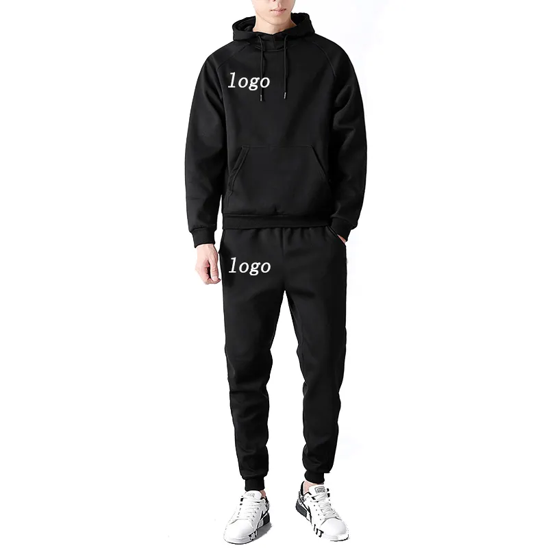 AIdi Apparel Custom Tracksuits Vendors Thick Cotton Slim Fit Tracksuit Unisex Men Sportswear Tracksuit