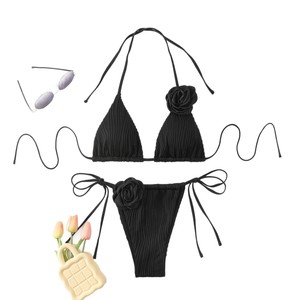 Traje de baño estilo 2026 - Conjunto de bikini para mujer - Estilo triangular sexy - Conjunto de bikini estilo europeo y americano - Product Image 5