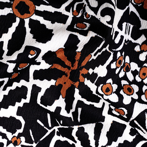 Tissu en crêpe polyester américain imprimé extensible sur mesure en gros pour vêtements de mode - Product Image 5