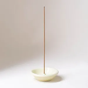 Yuanwang suporte redondo para incenso, porta-incenso em cerâmica personalizado para decoração de casa, suporte tipo joss