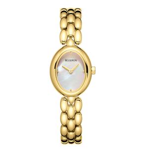 Reloj de Cuarzo Ovalado de Acero Inoxidable, Lujoso y Extravagante, Resistente al Agua, con Corte Personalizado y Logotipo del Cliente - Product Image 4