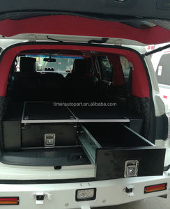 Boîte à outils métallique intérieure pour 4x4, tiroirs de benne, système de rangement robuste anti-UV pour cabine simple ou double, compatible avec Gu Patrol Offroad - Product Image 5