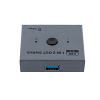 Commutateur USB 3.0 bidirectionnel TV-link 5 Gbit/s 1 entrée 2 sorties / 2 entrées 1 sortie pour 2 ordinateurs partageant imprimante, clavier, scanner, souris
