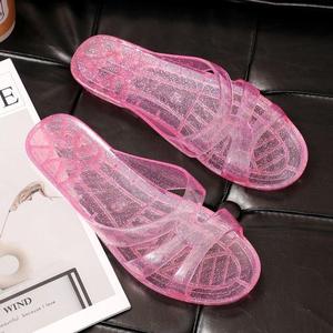 <span class=keywords><strong>Sandalias</strong></span> de Plataforma con Suela Suave, Estilo Coreano, Punta Abierta, Fondo Plano, Antideslizantes, Ligeras, para Playa y Exteriores - Product Image 5