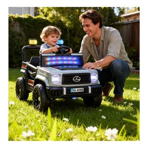 Kids Ride on Study Car Electric Dual 6V4Ah Motors Durable Plastic 4 Wheels MP3 Music Player Remote Control Ride on <b>Toy</b> - Product Image 1