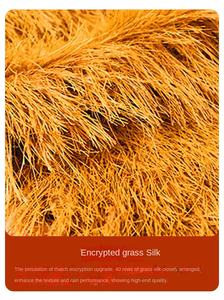 Kunstrasen-Simulation eines Reetdachs für Landhaus-Unterkünfte, Pavillon, Landschaftsdekor, Natürlicher Stroh-Look - Product Image 3