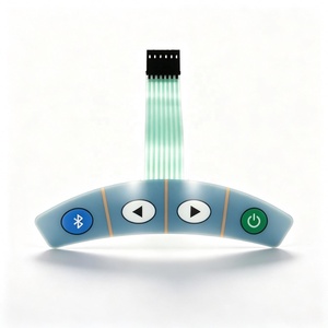 Panel de Teclado de Membrana Personalizado OEM con Pantalla de Interfaz PC/PET Adhesiva para Botones de Encendido, Comunicación, Alarma, EOU, Act, Esc, Entrada - Product Image 4