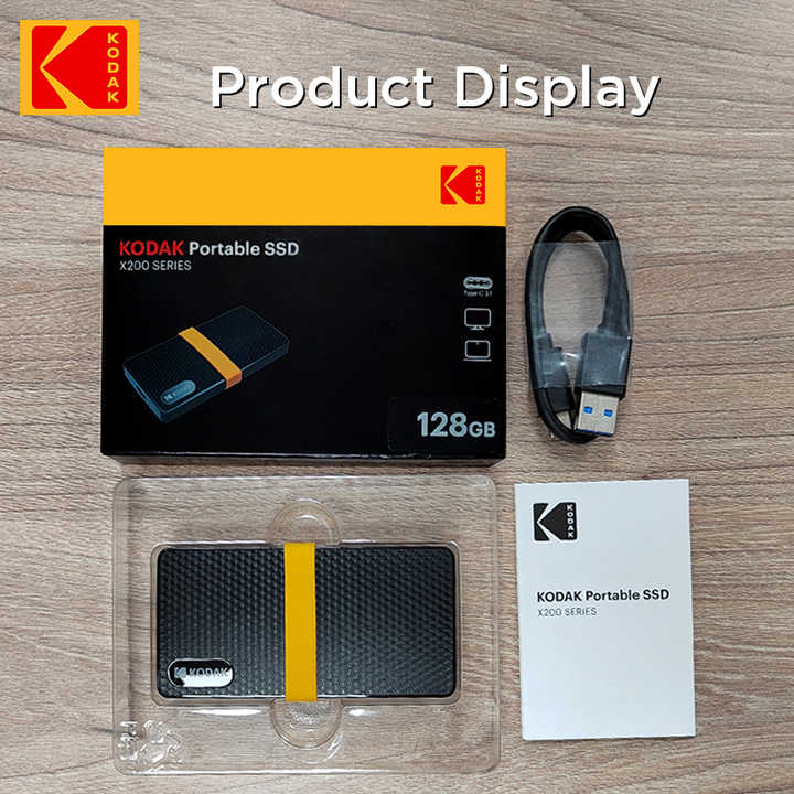 KODAK ポータブルSSD X200シリーズ 1TB 4個セット KODAK ポータブルSSD X200シリーズ 1TB 4個セット
