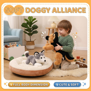Aika Vente en gros Jouet en <span class=keywords><strong>peluche</strong></span> pour chien réaliste super doux personnalisé Rempli de coton PP - Product Image 4