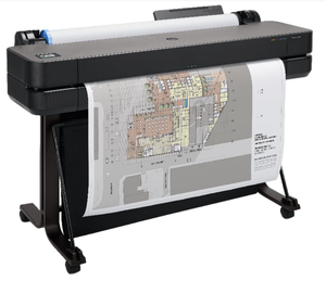 Imprimante traceur jet d'encre thermique couleur grand format sans fil HP DesignJet T630 24 pouces (5HB11D) - Product Image 1