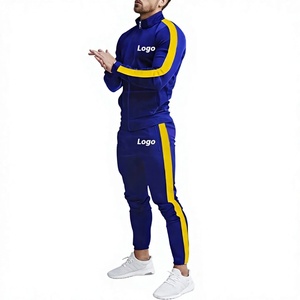 Chándal para Hombre con Capucha, Color Gris Sólido, Corte Regular, Franjas Laterales Blancas, Ropa Deportiva Informal, Transpirable, Ligero, para Invierno - Product Image 4