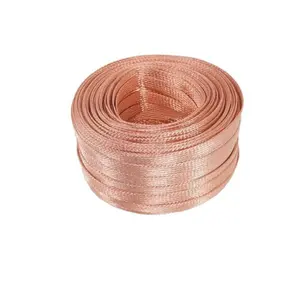 Electric Wire Flat Copper Braided Wire Stranded Wire