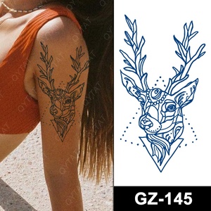 Tatuajes Temporales de Agua al por Mayor y Personalizados, Adhesivos de Tatuaje de Jugo No Tóxicos, Maquillaje Corporal que Dura <span class=keywords><strong>Media</strong></span> Semana, Tatuaje Semipermanente - Product Image 5