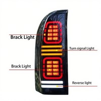 Feux arrière LED HETOP pour Patrol Y61 2007-2016, amélioration des feux arrière DRL, feux de freinage, clignotants, accessoires Plug and Play pour Nissan