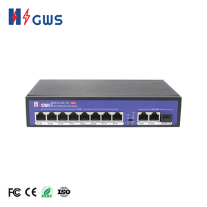 Commutateur PoE 10 ports 10/100/1000 M pour caméra de surveillance CCTV Ethernet OEM/ODM GWS-3108PFD - Product Image 1