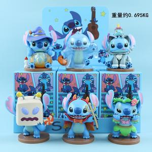 Caja Sorpresa de Figuras de Acción de PVC de Alta Calidad, Diseño de Dibujos Animados, <span class=keywords><strong>Stitch</strong></span>, Halloween, Caja Misteriosa de Colección, Juguete para Niños - Product Image 4