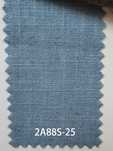 Tissu mélangé en crêpe <span class=keywords><strong>de</strong></span> ramie et coton délavé à la pierre, teint uni, toile <span class=keywords><strong>de</strong></span> jute plus épaisse pour costume, robe, pantalon femme 251gsm 2A88S - Product Image 3