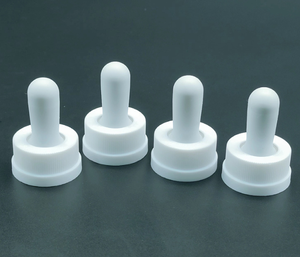 Ujung Pipett 1ml Serum Rambut plastik putih <span class=keywords><strong>Pipette</strong></span> karet botol minyak esensial tahan air tutup botol tutup - Product Image 3