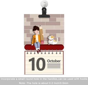 Clip a Forma di Bulldog Nere da 2 Pollici, Clip Metalliche con Cerniera per Sacchetti Alimentari, Foto, Artigianato, Forniture per Ufficio - Product Image 2