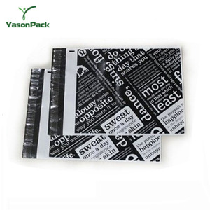 Imperméable à l'eau Écologique D'affranchissement Postale Noire Paquet Impression Personnalisée <span class=keywords><strong>Courrier</strong></span> Sac Cartable - Product Image 5