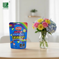 Boîte de bonbons durs lyophilisés aux fruits pour enfants, personnalisée, OEM, Halal, imprimée de dessins animés, assortiment multicolore, en gros