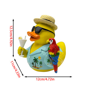 Nouvelle figurine décorative écologique de canard commémoratif Jimmy Buffett, style religieux et féerique - Product Image 2