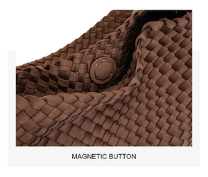 Cá nhân mới đến nóng bán Neoprene dệt túi cho phụ nữ tùy chỉnh handmade lưu trữ sang trọng Tote Lady xô túi và ví - Product Image 4