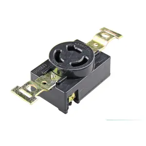 3 Pin Universal Iron American Power Socket 30A 250V Locking Receptacle Generator Power Twist lock Socket