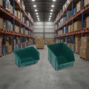 Contenedor Combinado Ecológico Verde de 21x11 cm para Almacenamiento en Logística y Almacén - Product Image 3